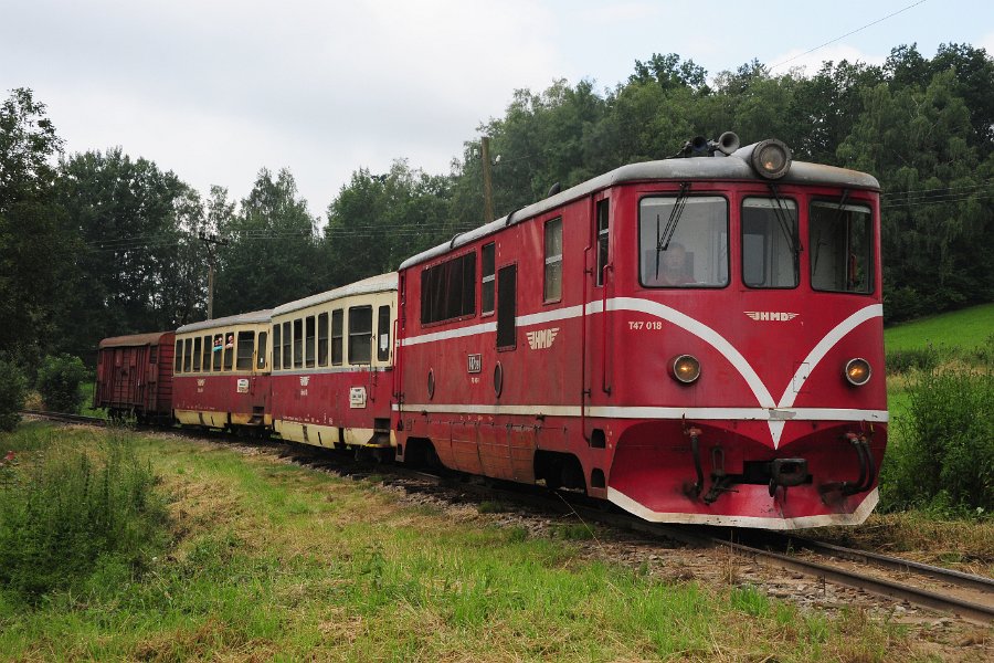 2020.07.19 JHMD T47.018 und T47.005 Jindřichův Hradec - Nová Bystřice (32)